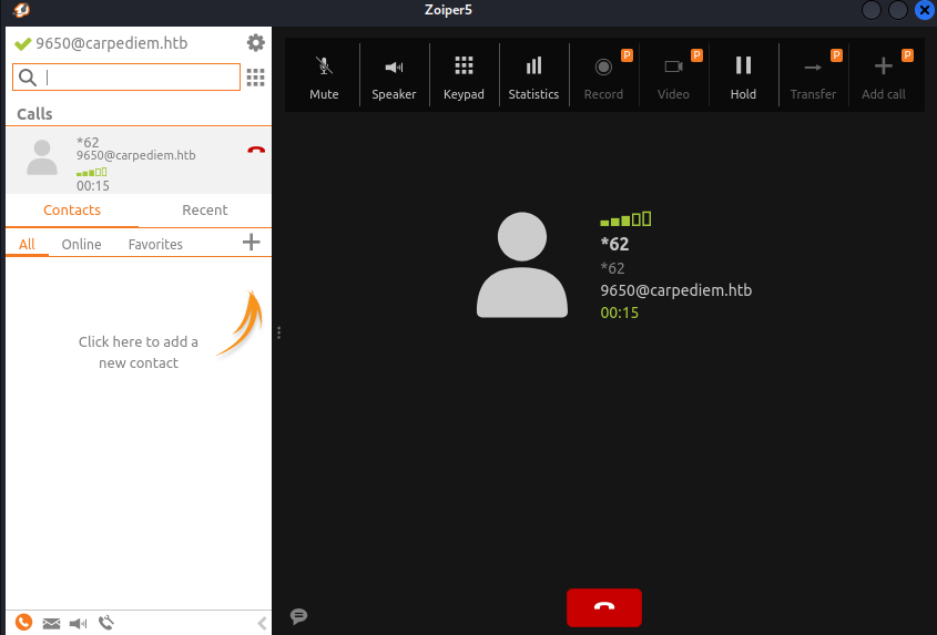 zoiperVoicemail