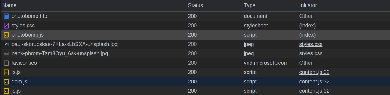 Photobomb.htb_devtools