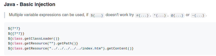 java-injections